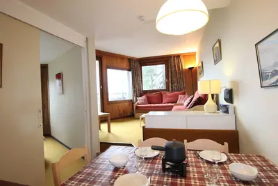 Image de Avoriaz - Appartement lumineux 2 pièces, 5 pers, 40m² avec balcon, proche centre des Dromonts
