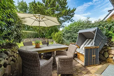 Image de 3-room vacation apartment in beach house style with its own sauna.