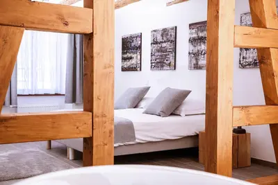 Image de App'Art - Le T **, Appart. 4 personnes à Kaysersberg - 2 chambres, sauna, terrasse
