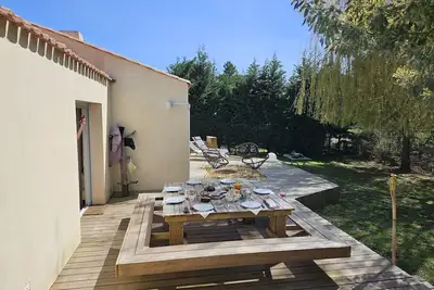 Image de Maison de 160 m2 sans vis à vis en bord de mer pour 12 personnes-10 lits