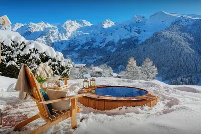 Image de Arpitan Lodge - séjour de charme La Clusaz pour 10, jacuzzi