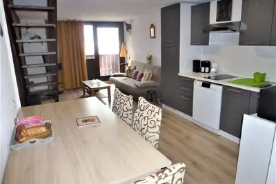Image de Duplex lumineux au calme, 6 pers, WiFi, balcons, proche pistes