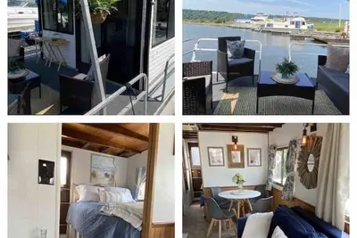 Image de \"Driftwood\" Cozy Houseboat on the Water for 2