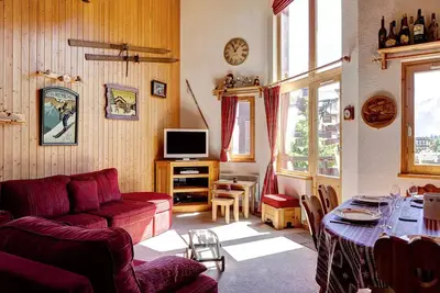 Image de Duplex 4 Pieces Skis Aux Pieds Expose Sud Est
