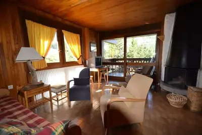 Image de Wohnung mit unaufhaltsamem Blick auf die Gipfel.