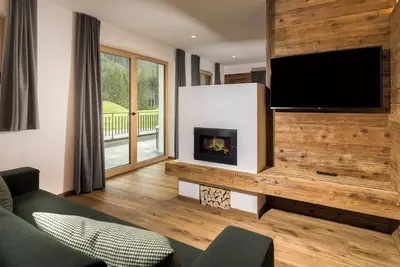 Image de Appartement \"Waidacherhof Berg\" avec vue sur les montagnes, balcon et Wi-Fi