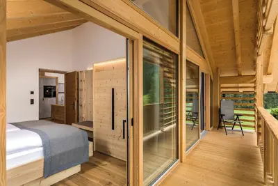 Image de Appartement \"Waidacherhof See\" avec vue sur les montagnes, balcon et Wi-Fi