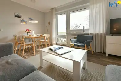 Image de Bright vacation apartment with a fantastic view of the dyke and paddock!
