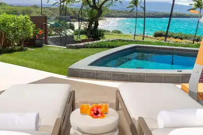 Image de Epic Ground Floor Unit - Step onto Hapuna Beach from Large Lanai w/ Plunge Pool