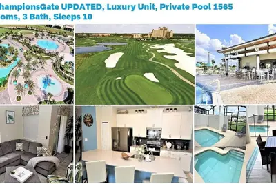 Image de Close to Disney! 4 Bedroom Townhouse w\/ Private Pool! Luxury Finishes New!