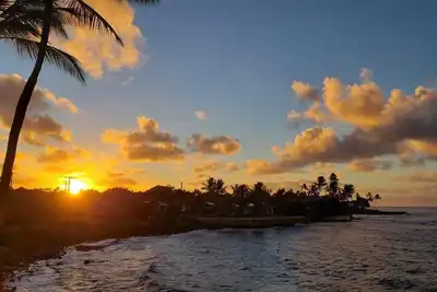 Image de Refreshed Ocean Front Condo with Ac, enjoy the ocean from your own private lanai