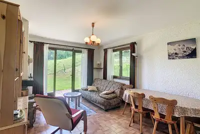 Image de 3 pièces cosy au pied des pistes de Combloux, terrasse et jardin privatif