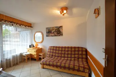 Image de Rez-de-chaussée, vue montagne, balcon, parking, télévision, 25m², Le Grand Bornand