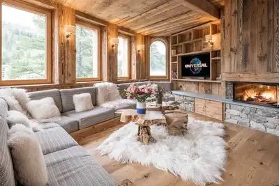 Image de 200m de la Navette | Chalet 12p + Sauna et Jacuzzi