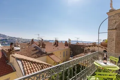Image de Spacieux, proche des plages et des restaurants, Sea view Le Suquet Calm and central