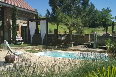 Image de Loft cosy avec piscine et spa, à 10 min de Vichy, proche golf et nature