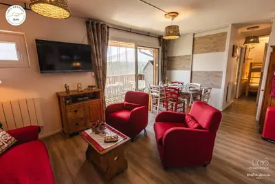 Image de 200m du centre station, 5ème étage, balcon, télévision, casier à ski, 39m², Superdévoluy