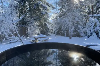Image de Le Bois des Bruyères, Chalet 4 Pers avec Bain Norvégien chauffé inclus