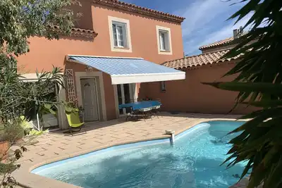 Image de Villa lumineuse proximité mer piscine privée