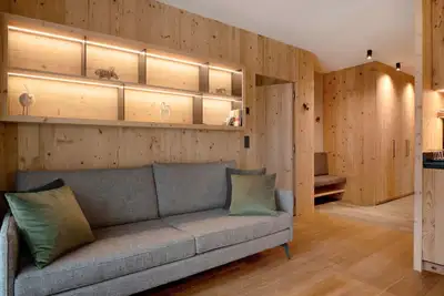 Image de Luxueux appartement \"Silvy am Schlern\" avec vue sur les montagnes, balcon et Wi-Fi