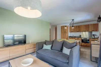 Image de 300m du centre station, 2ème étage, balcon, parking, télévision, 70m², Champagny-en-Vanoise