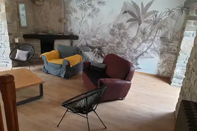 Image de Renovated Breton farmhouse \"Rive Guerlédan\"