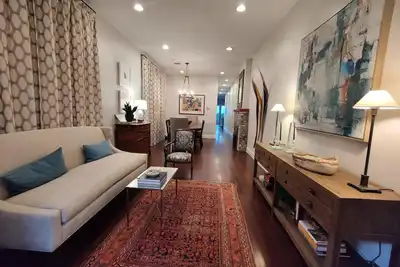 Image de Luxury renovation of historic shotgun home