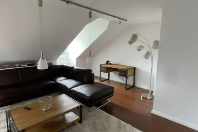 Image de Luxurious vacation apartment (55 m²) with south-facing balcony and bio-ethanol wall fireplace