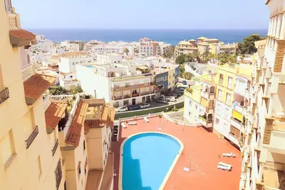 Image de Appartement \"Oasis\" près de la plage avec vue sur la mer, piscine, Wi-Fi et terrasse.