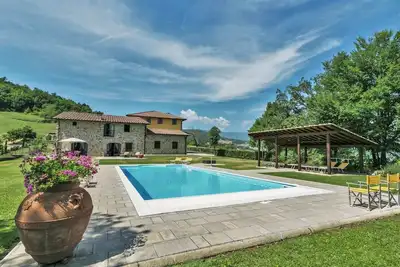 Image de Belle demeure avec piscine à Poppi