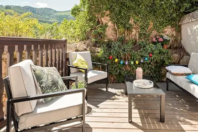 Gîte de charme à Dambach-la-Ville avec terrasse