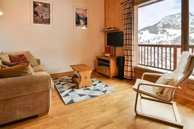 Image de Refuge C6 - Moderne Wohnung 50m von den Pisten, 2 Schlafzimmer, SĂĽdbalkon mit Bergblick