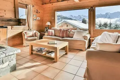 Image de Sonnailles du Mont, schönes unabhängiges Chalet, 10 Personen