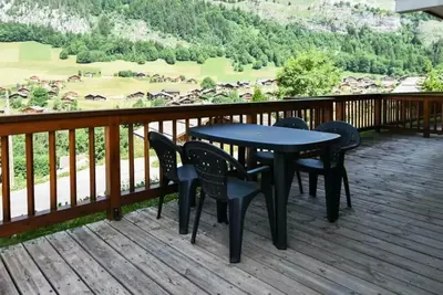 Image de Refuge C1 – Ski-in-Wohnung, 2/4 Personen, sonnige Terrasse mit herrlichem Blick