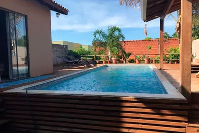 Acolhedora casa c piscina e churrasq em Bonito/Ms