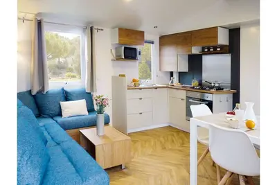 Image de Cap Ferret - Mobil home - camping 4* - Terrasse équipée - Plage privée
