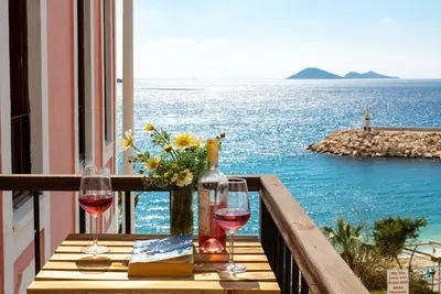 Image de One bedroomed Beach front apartment in amazing location of Kalkan’s old town.