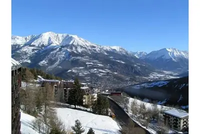 Image de T3 Pra Loup 56 M2 Vue magnifique sur vallée et montagne 2 chambres
