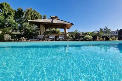 Image de Villa paisible de 3 chambres avec piscine chauffée Lajares