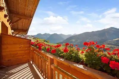 Image de Appartement \"Unterstuanerhof Hochwilde\" avec vue sur les montagnes, jardin, balcon et Wi-Fi