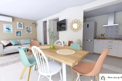Image de Location Appartement T3 Rez De Jardin 100 M De La Plage Richelieu