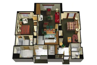 Image de Beautiful 2 Bedroom Villa in Ski In / Ski Out Marriott Mountainside