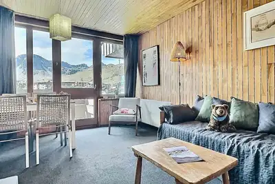 Image de 2 pièces, 4 pers, proche pistes/commerces, balcon, animaux acceptés