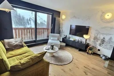 Image de Charmant 3 pièces pour 4 à 5 personnes, situé à Val d'Isère dans le quartier La Legettaz au pied des pistes
