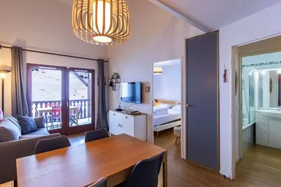 Image de Beau Duplex T3 7 Pers. Piscine, Fitness, Parking - La Mongie
