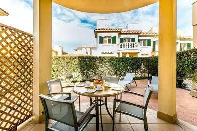 Image de Maison de vacances Sa Ràpita pour 1 - 4 personnes avec 2 chambres à coucher - Maison jumelée