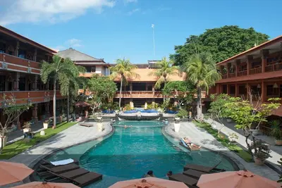 Image de A Balinese architecture hotel room near the beach of Kuta, Wh1
