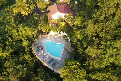 Image de RĂŞves de Soleil : Lodge Summer Sunset avec vue exceptionnelle sur la baie