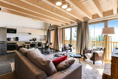 Image de Appartement 3 pièces Cabine Duplex 8 personnes Premium Vue Montagne