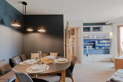 Image de Superbe appartement 56m², accès pistes, terrasse sud, 1 suite parentale, proche centre et Esf